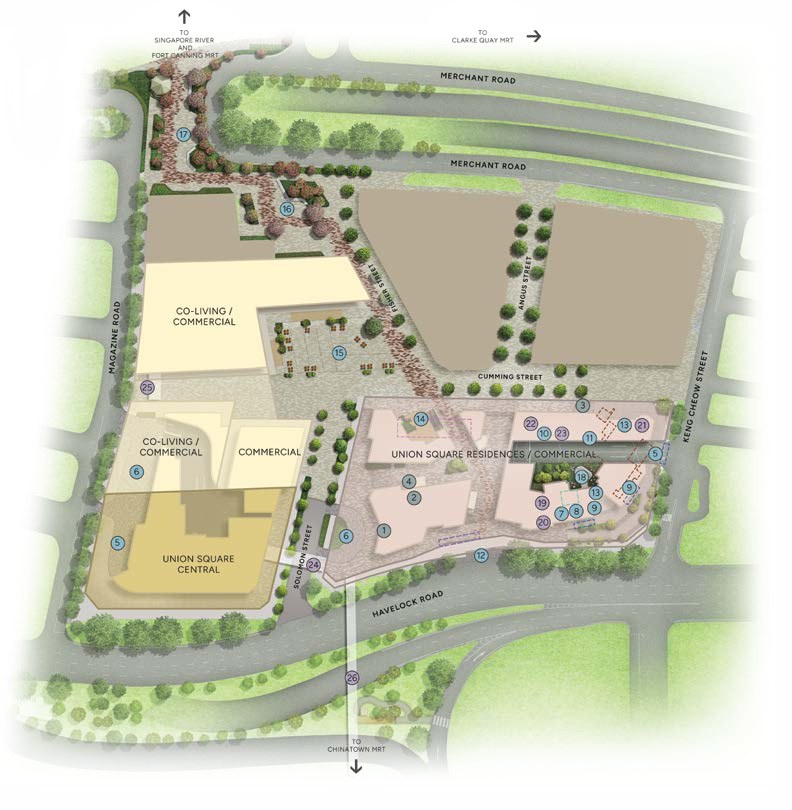 Union Square site plan
